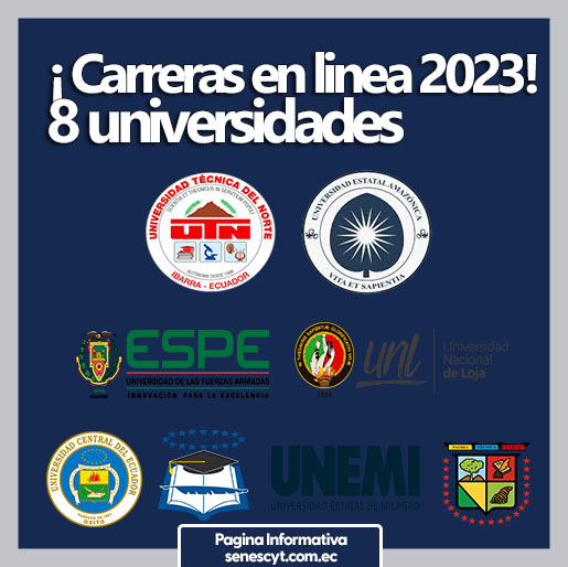 Universidades con Oferta de Carreras en Línea para el Segundo Semestre 2023