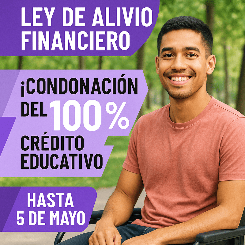 Ley de Alivio Financiero: condonación del 100 % de tu crédito educativo para personas con discapacidad o enfermedad catastrófica en Ecuador