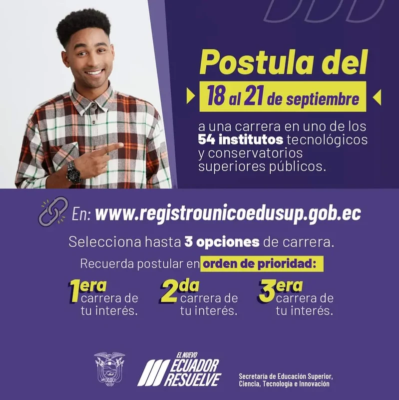 Postulación para Institutos: 18 - 21 Sep 2024