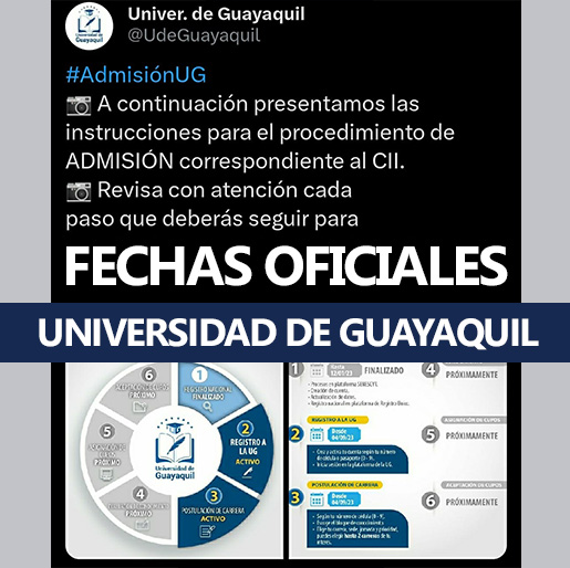 Registro y Postulación de Carrera UG desde el 4/9/2023