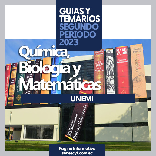 Guía Práctica UNEMI para Química, Biología y Matemáticas