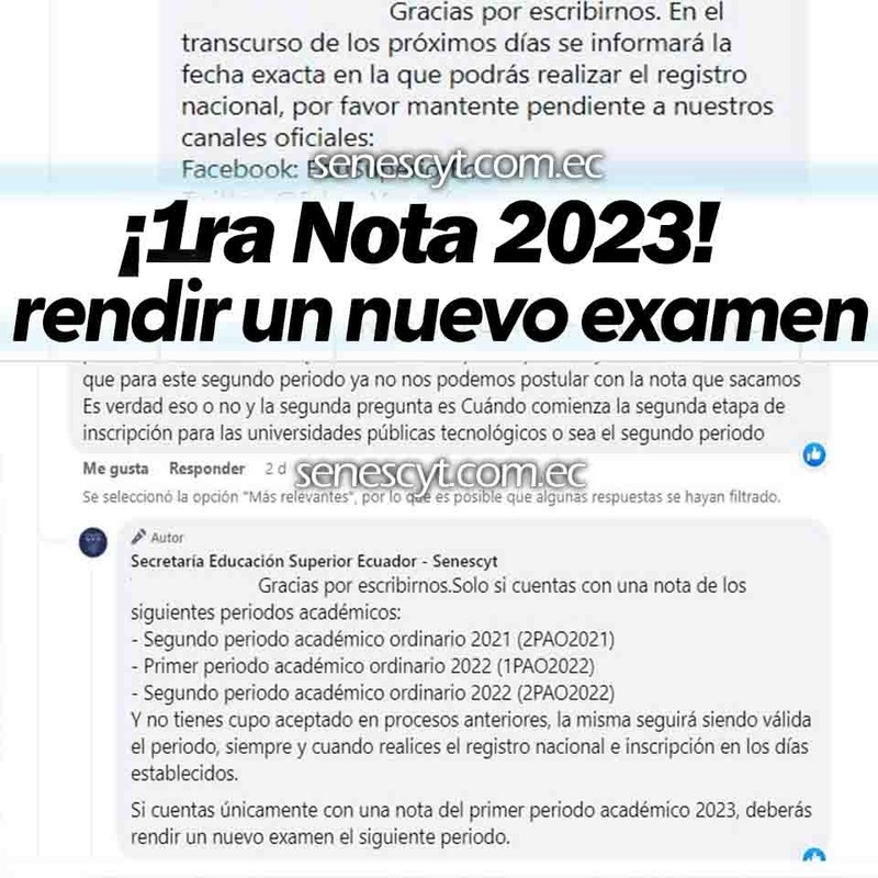 Preguntas y respuestas para SENESCYT 2023 - Segundo periodo 2023