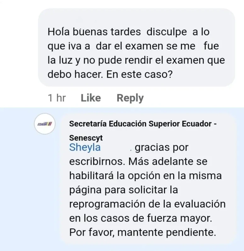 Habrá reprogramación para Institutos públicos?