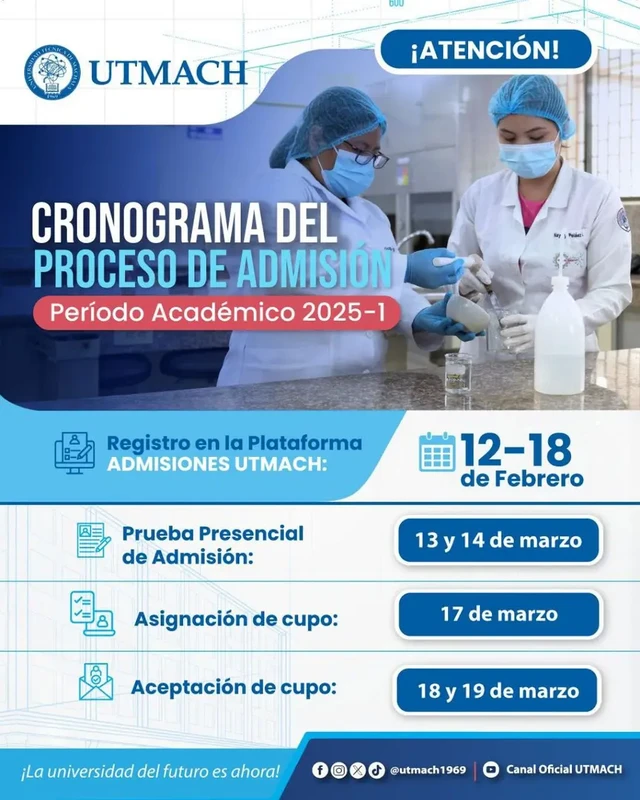 Cronograma UTMACH 2025-1S