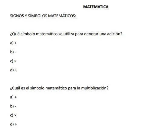 INGRESO UNEMI MATEMÁTICA