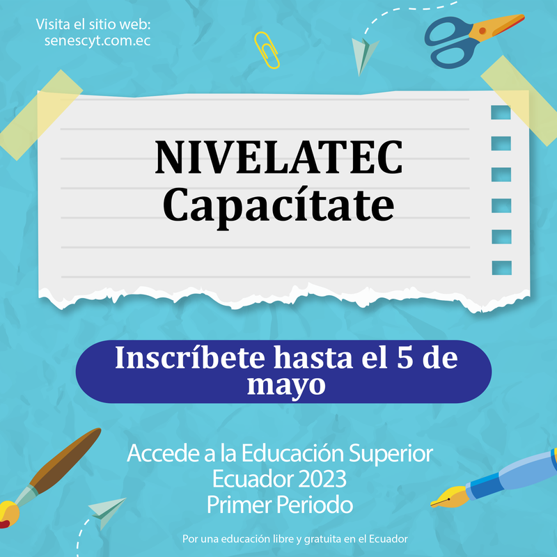 NivelTEC: Capacitación en Carreras Tecnológicas y Homologación de Conocimientos