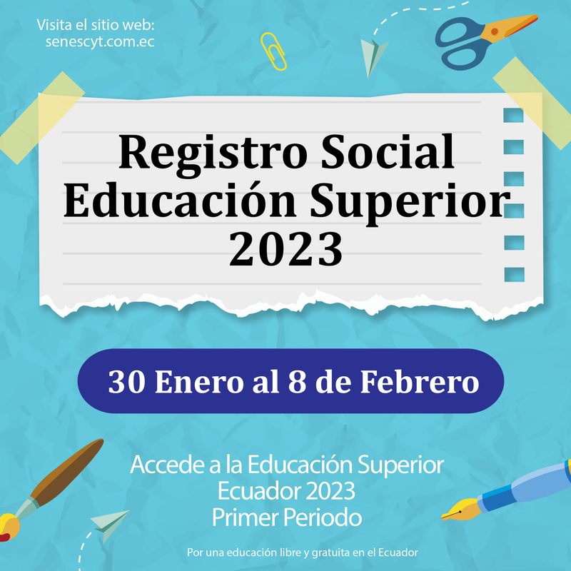 Registro Social Educación Superior 2023