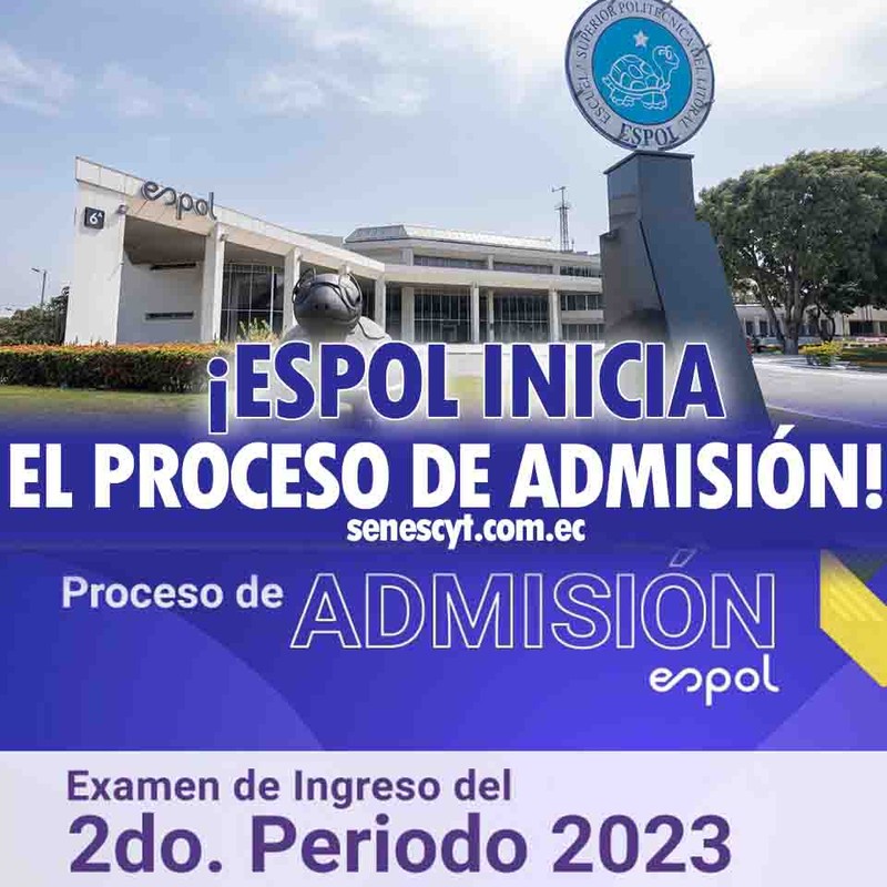 ESPOL inicia proceso de admisión del 3 al 14 de julio