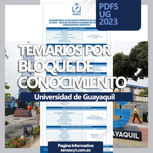 Temarios por Bloques en la Universidad de Guayaquil