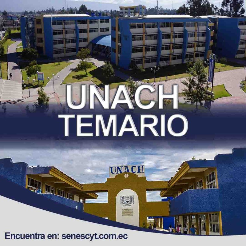 Temario Universidad Nacional de Chimborazo - UNACH