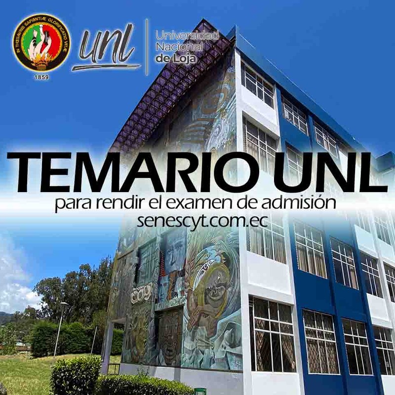 Temario de la Universidad Nacional de Loja (UNL)
