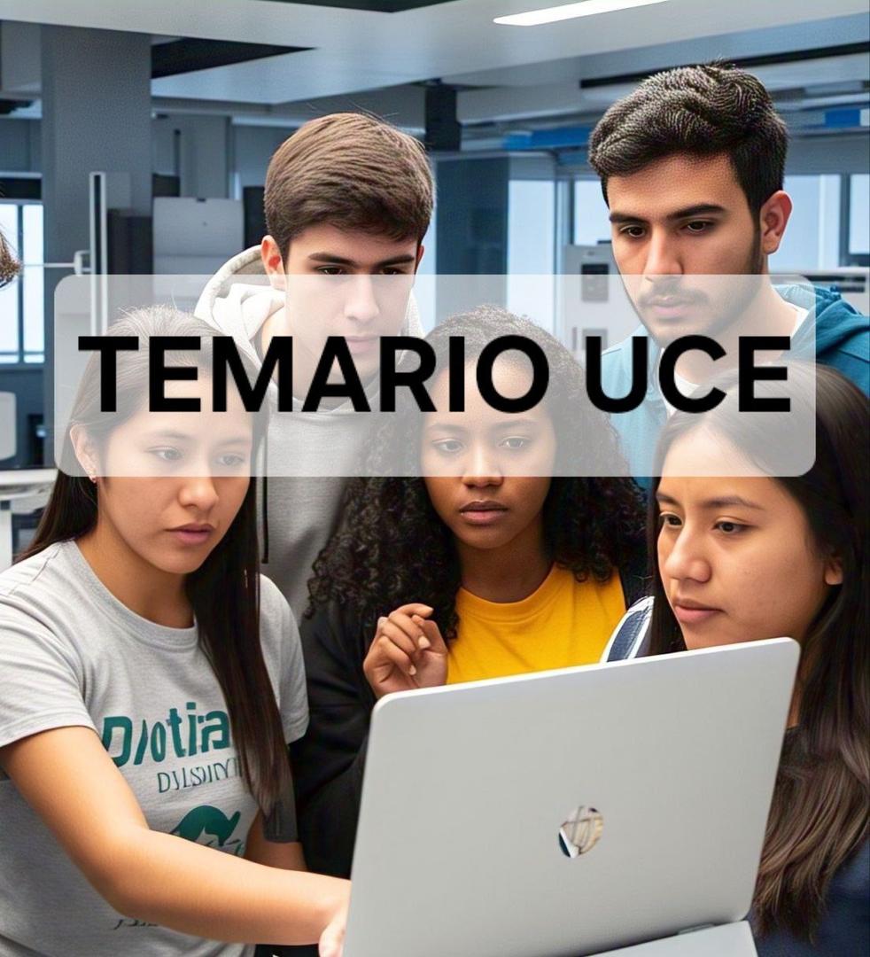 Imagen de Temario UCE 2025: Examen de Admisión - Universidad Central del Ecuador