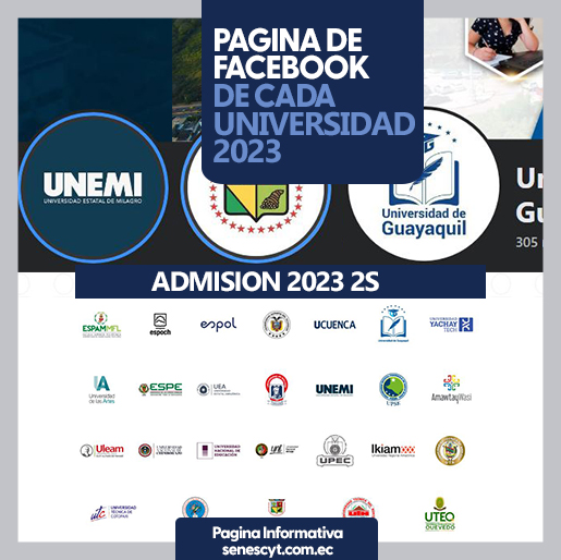 Páginas Oficiales de Facebook de Universidades en Ecuador