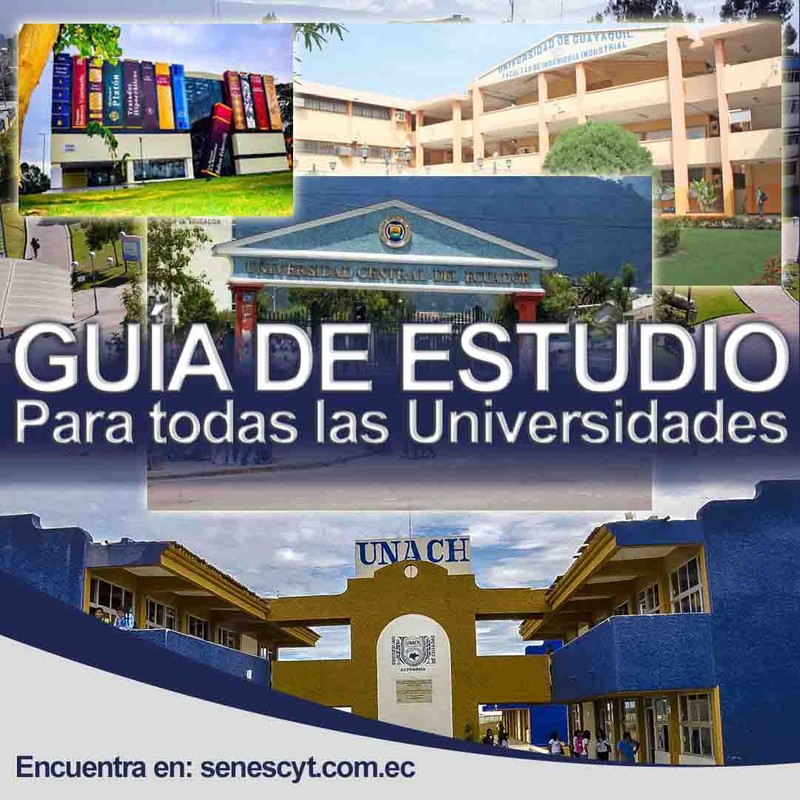 Guías de Estudio para Admisión 2023 2S en Todas las Universidades del Ecuador