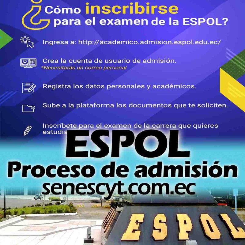 Proceso de Admisión y Matriculación en la ESPOL