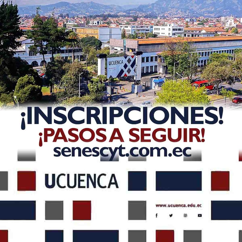 Pasos para la inscripción al examen de admisión de la UCuenca