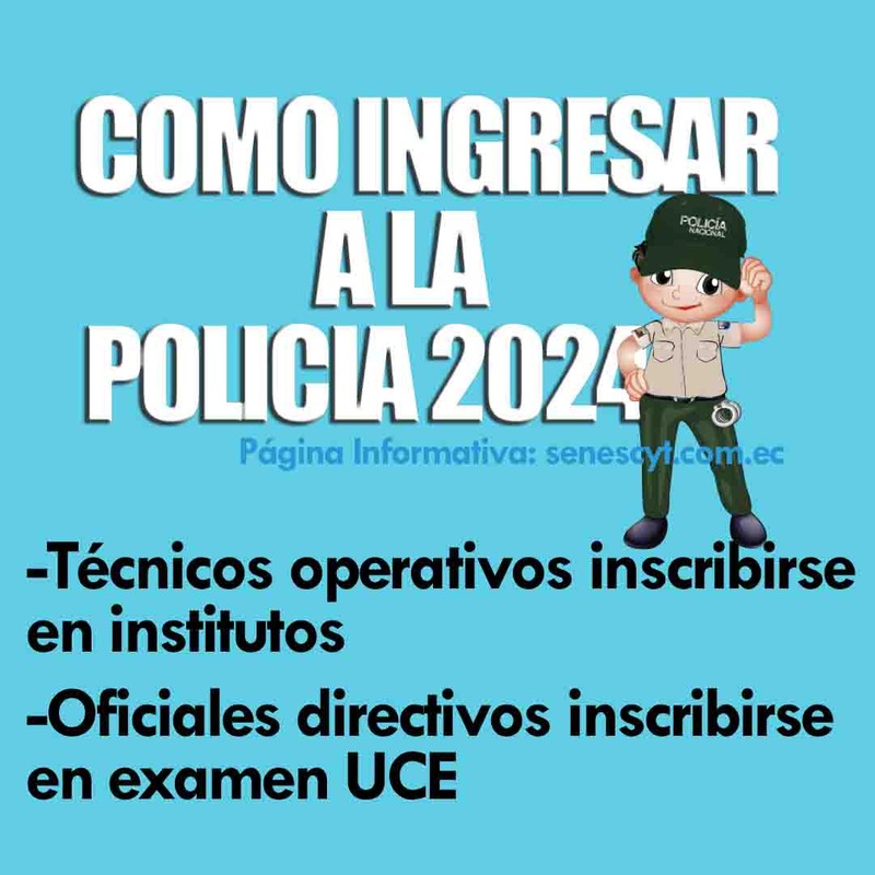 Requisitos y documentos para entrar a la Policía Nacional