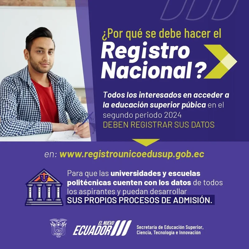 ¿Por qué se debe hacer el Registro Nacional? | 2024 2S