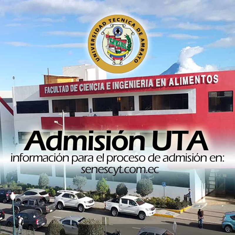 Abierto el proceso de admisión en la Universidad Técnica de Ambato