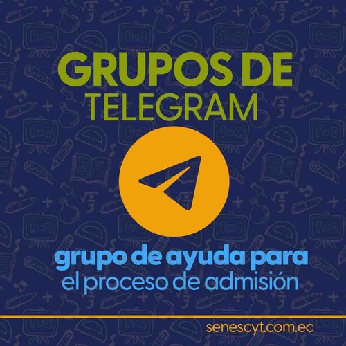 Grupo de Telegram Admisión Ecuador 2023